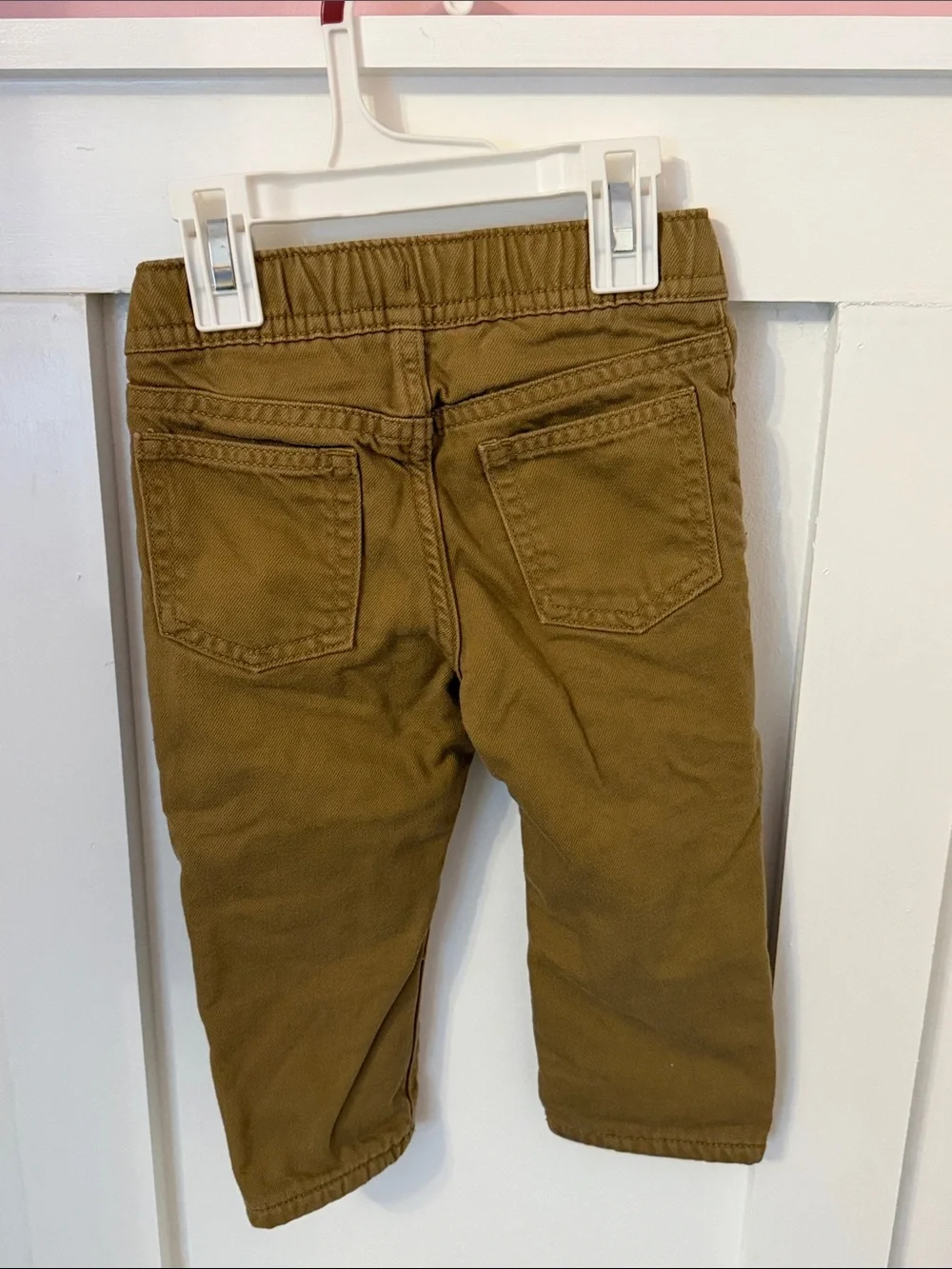 GAP Toddler Drawstring Khaki Waist Pants - fleece lined  C#2